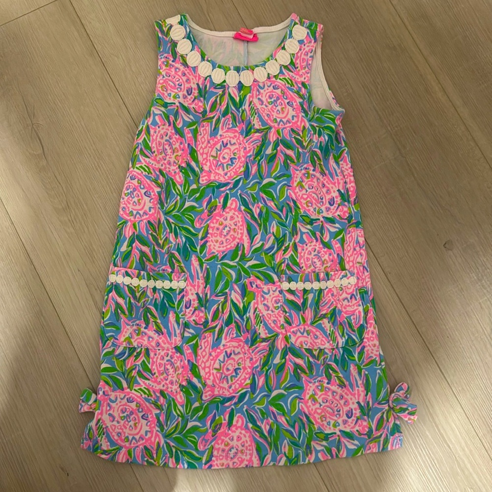 Girls Lilly Pulitzer knit shift dress